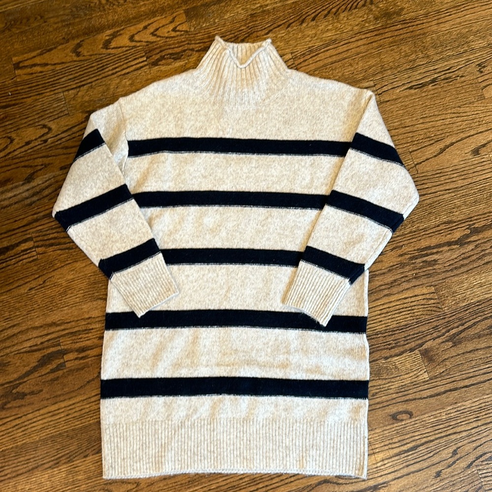 Line and Dot Rosie Sweater dress. Mock neck